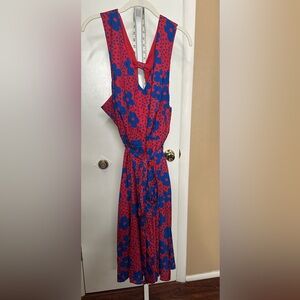 🌺 ModCloth 4X NWT Floral Dress — Cute Bow Back & Yes, Pockets